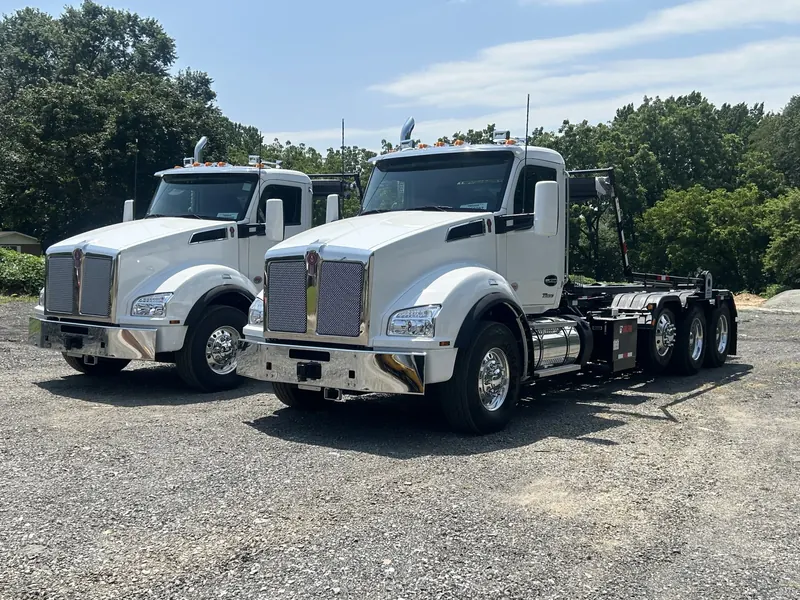 WRS roll off trucks for commercial jobs in western Maryland